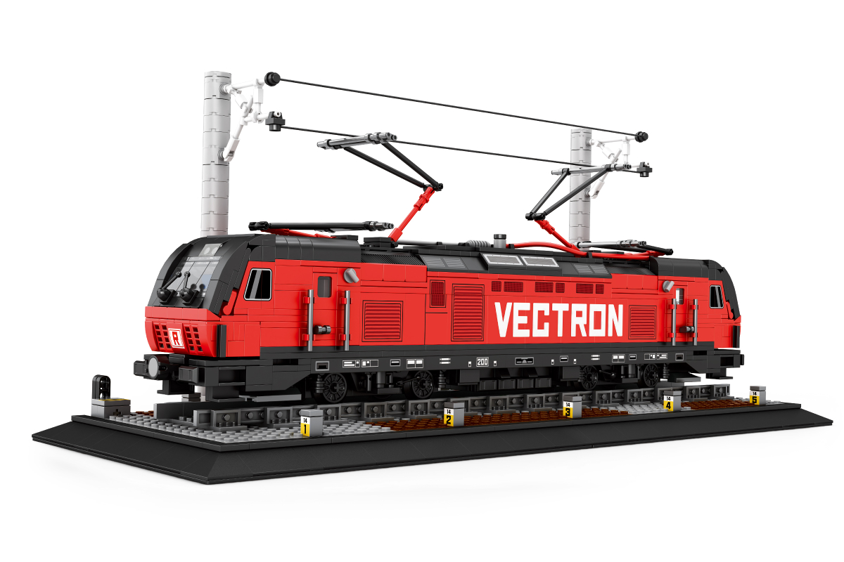 Eisenbahn Vectron europäischer Pasagierzug