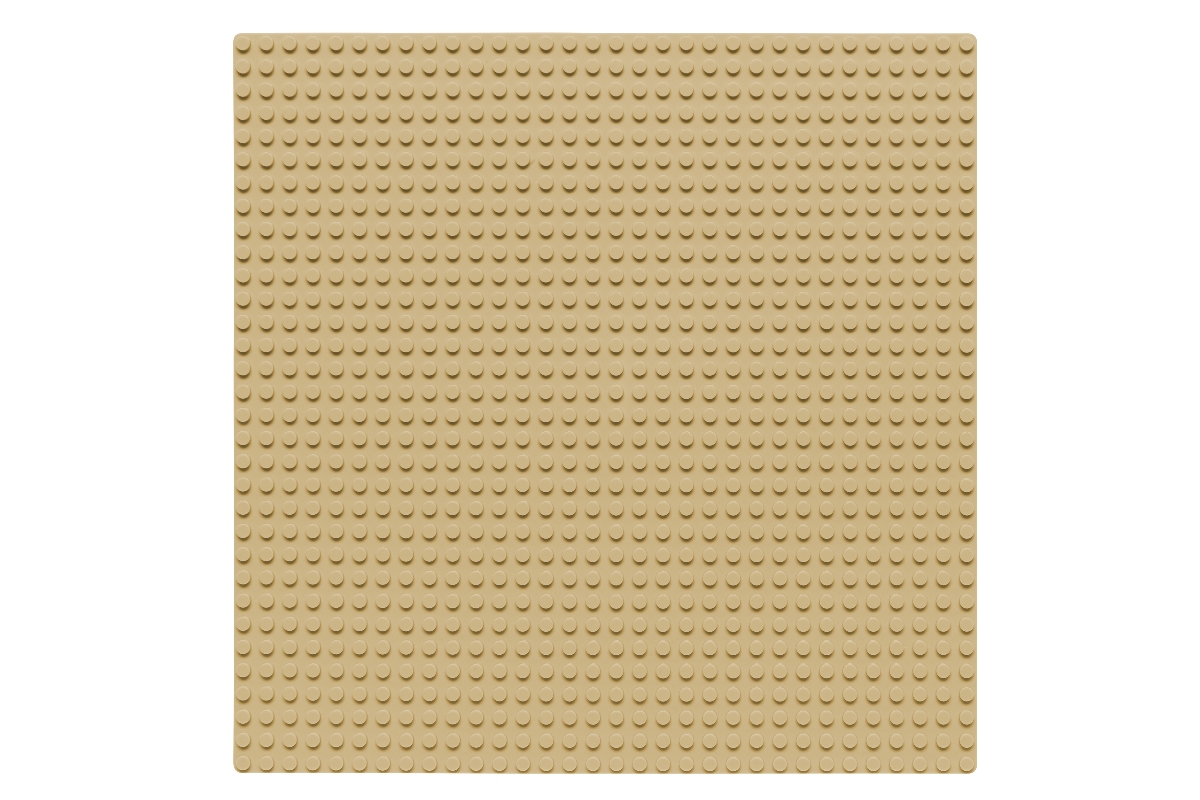 Grundplatte 32 x 32 Noppen (sand)