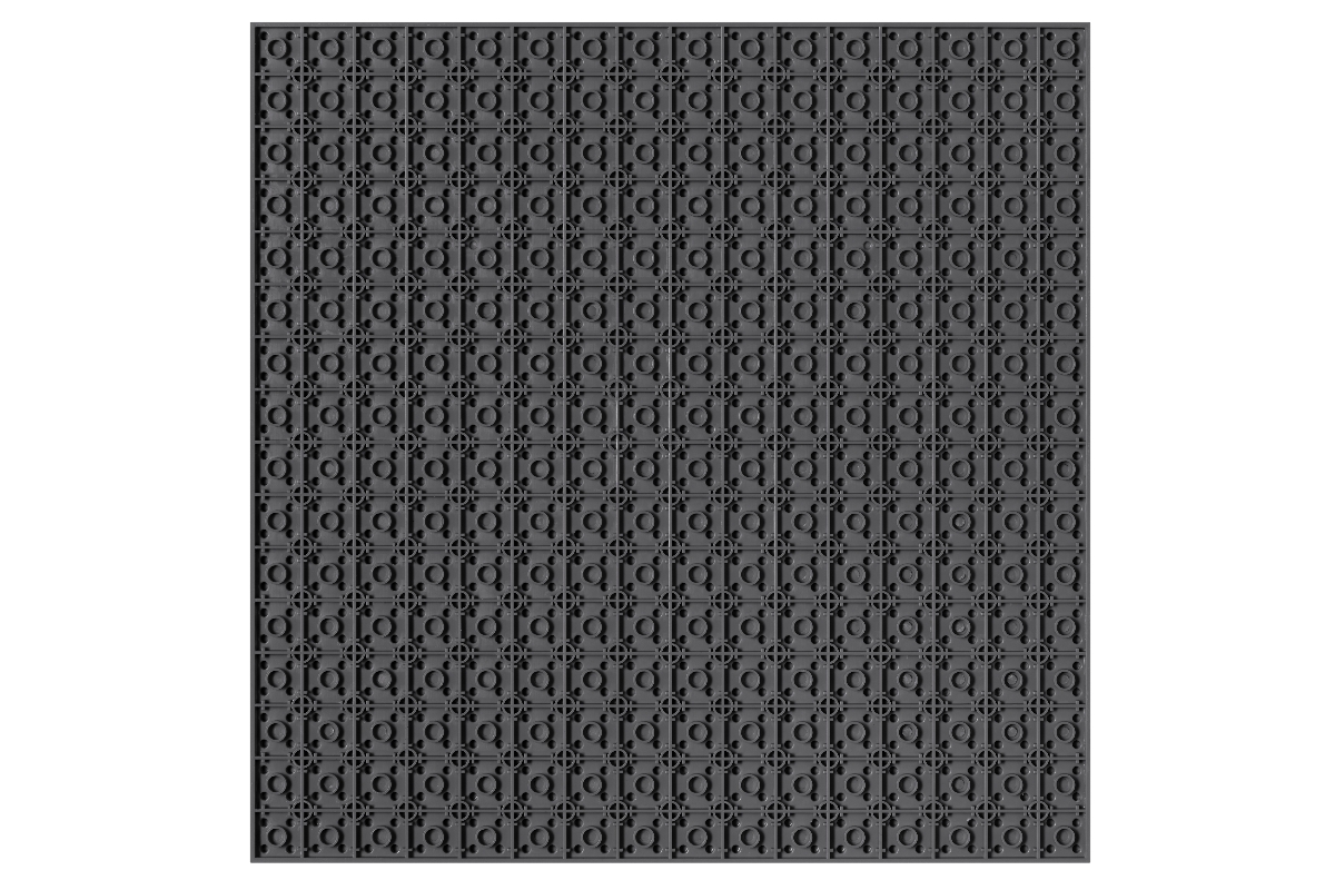 Grundplatte unterbaubar 32 x 32 Noppen (dunkelgrau)