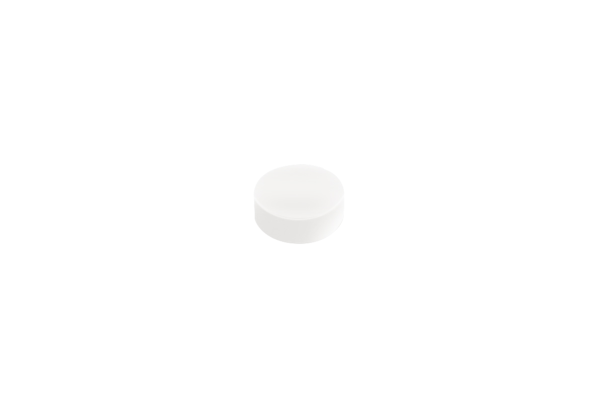 200 Stück Fliesen 1 x 1 round tile weiß