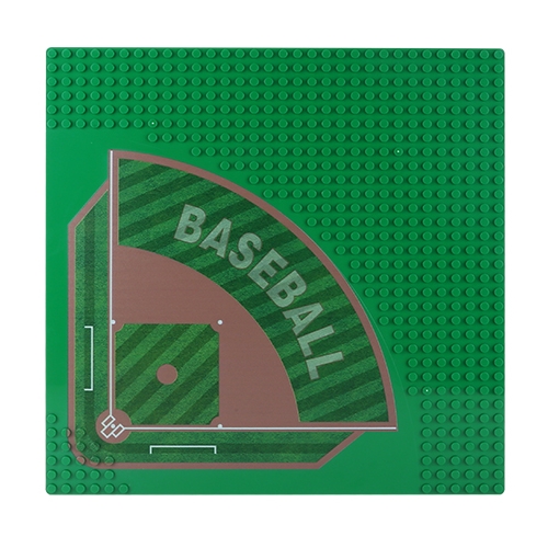 Platte Baseball Platz 32 x 32 Noppen