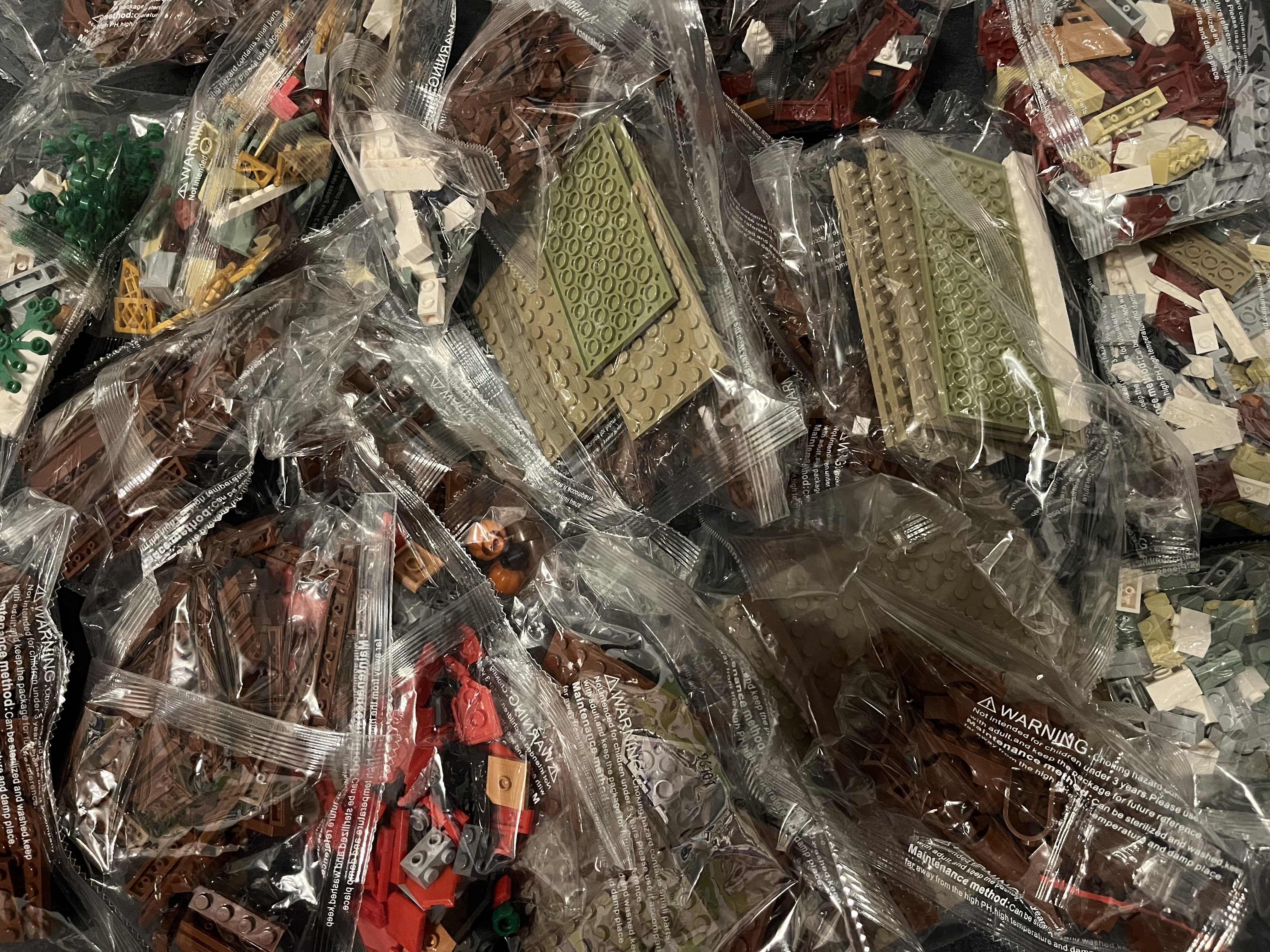 1 kg Gobricks Klemmbausteine Steinekonvolut
