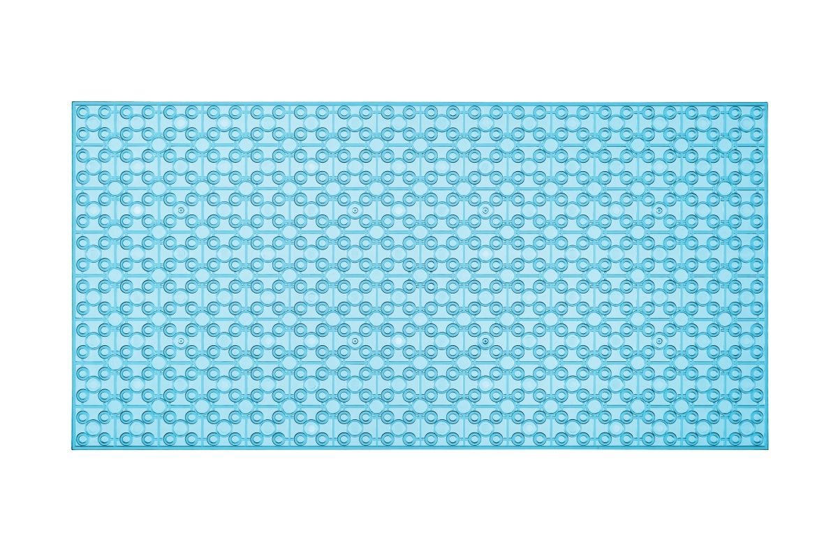 Grundplatte 16 x 32 Noppen unterbaubar (transparent dunkelblau)