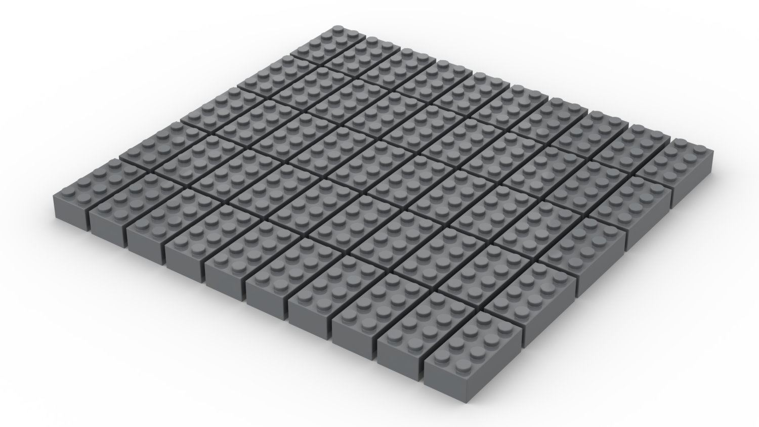 50 Stück 2 x 4 Brick dark bluish grey