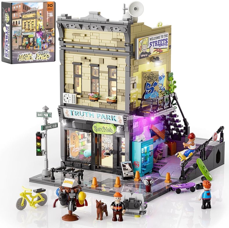 Skate Shop mit LED Beleuchtung Skate Shop mit LED Beleuchtung