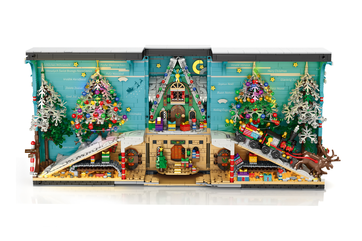 Die Stadt des Weihnachtszaubers im Buch