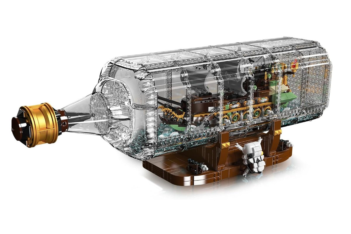 Buddelschiff Flying Dutchmen - Schiff in der Flasche