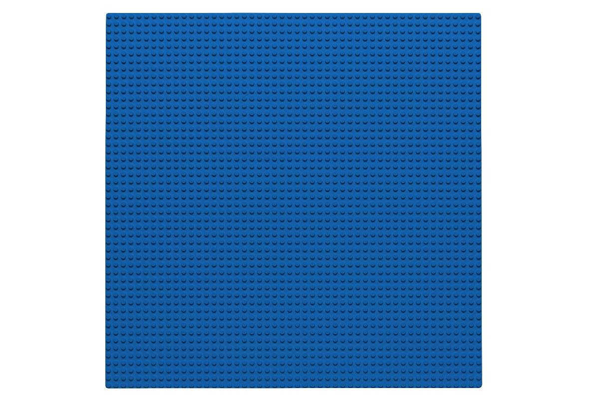 Grundplatte 50 x 50 Noppen (blau)