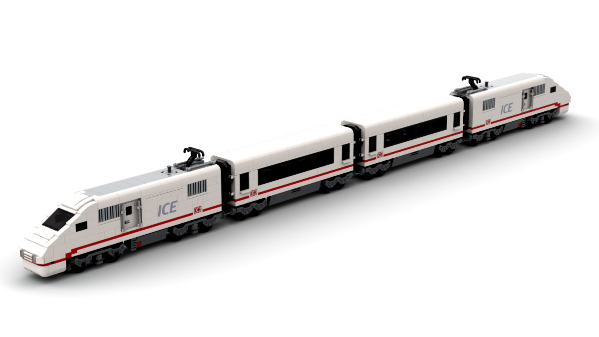 Schnellzug ICE der Deutschen Bahn AG