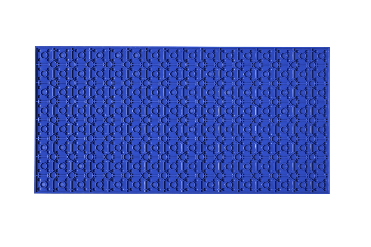 Grundplatte 16 x 32 Noppen unterbaubar (blau)