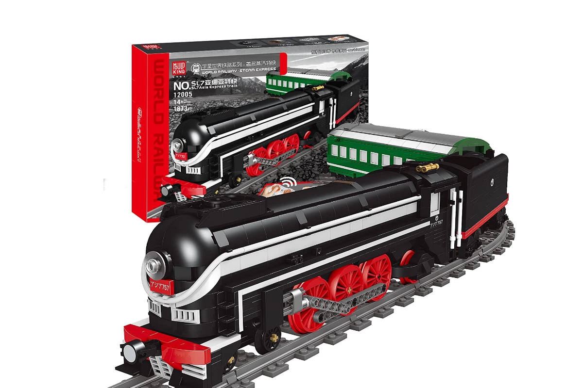 Klemmbaustein 2,4 GHz RC Dampflokomotive SL7 Asian Express