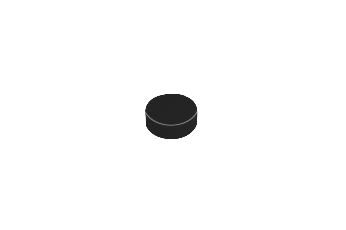 200 Stück Fliesen 1 x 1 round tile black