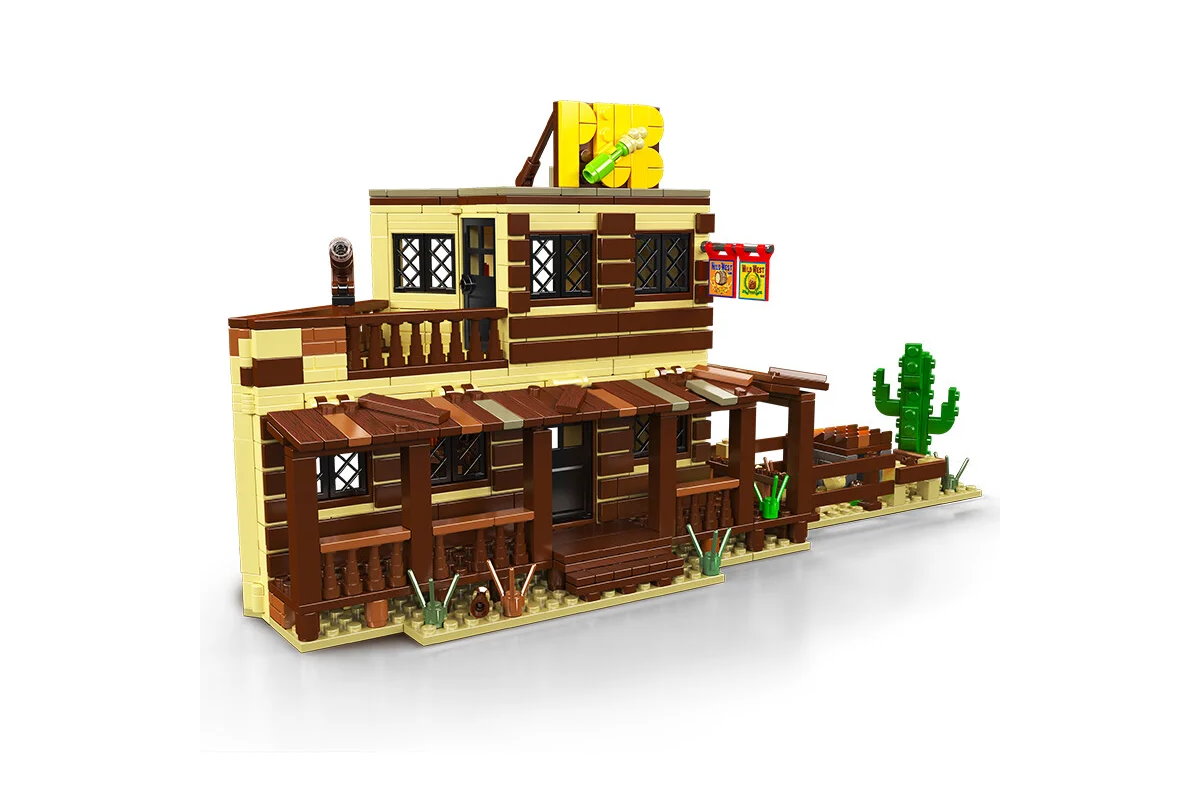 Wild West Saloon mit Hühnerstall