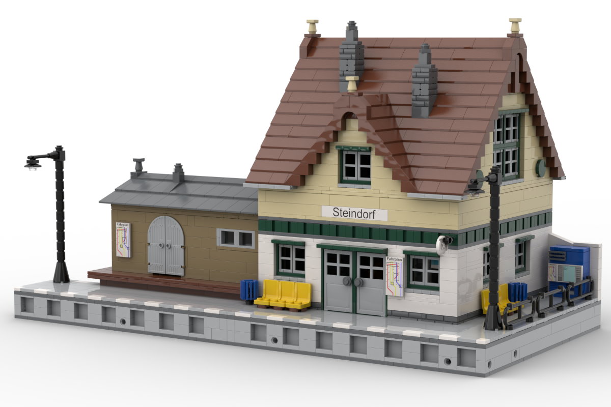 Modularer Kleinstadt Bahnhof Steindorf