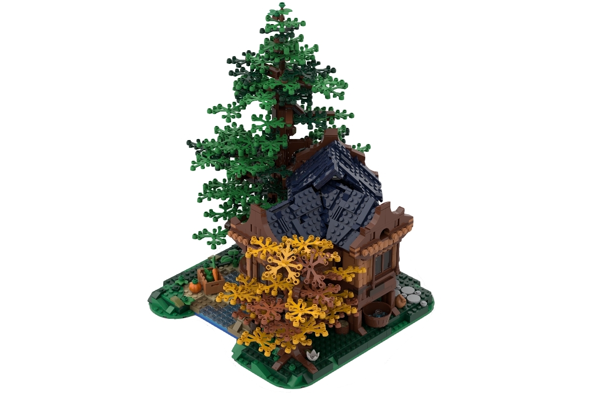 MOC Forest Lake House von Gr33tje13 aus gobricks Steinen