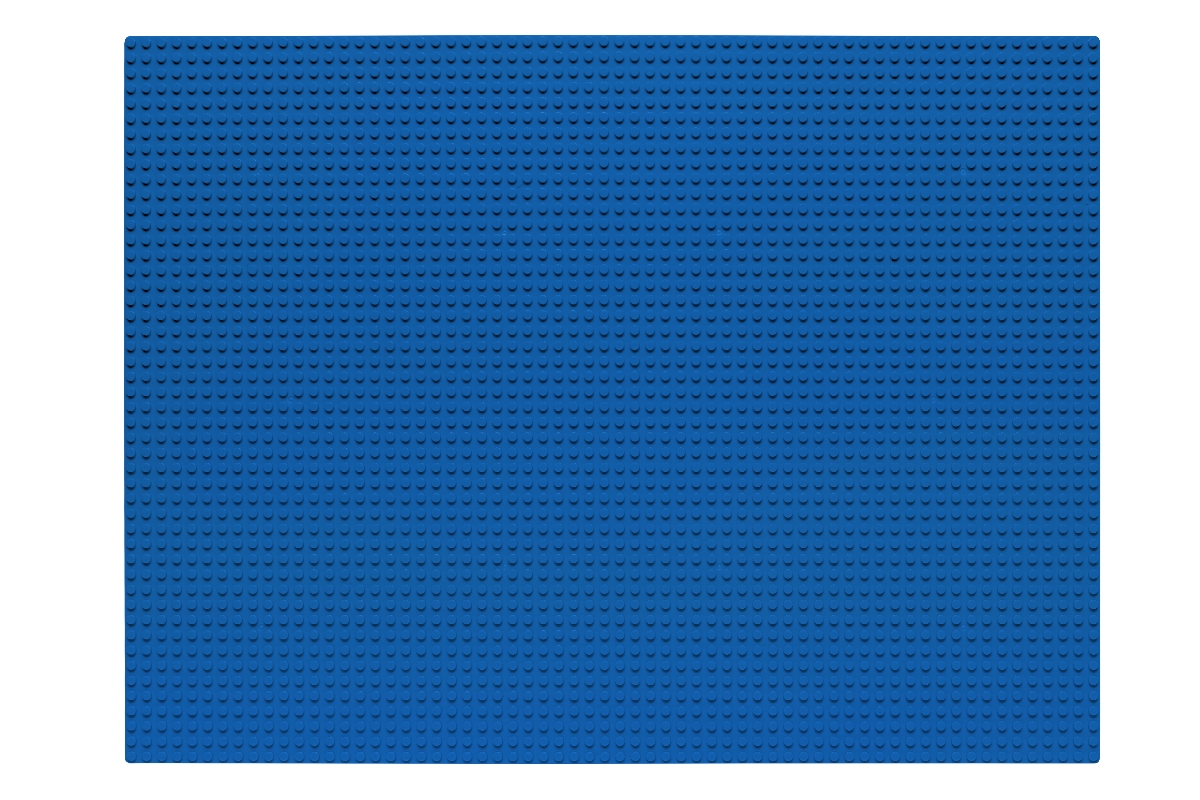 Grundplatte 48 x 64 Noppen (blau)