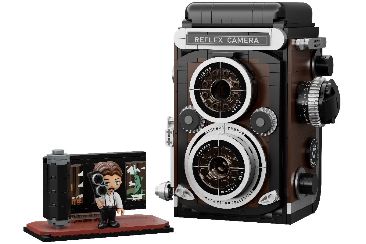 Retro Doppelobjektiv Kamera