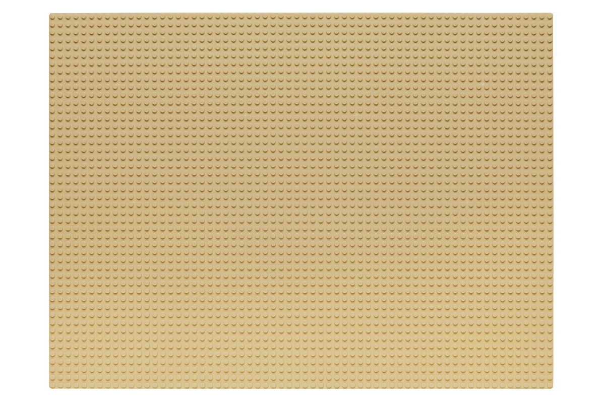 Grundplatte 48 x 64 Noppen (sand)