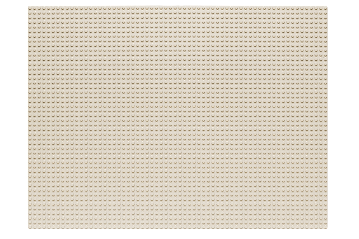 Grundplatte 48 x 64 Noppen (weiß)