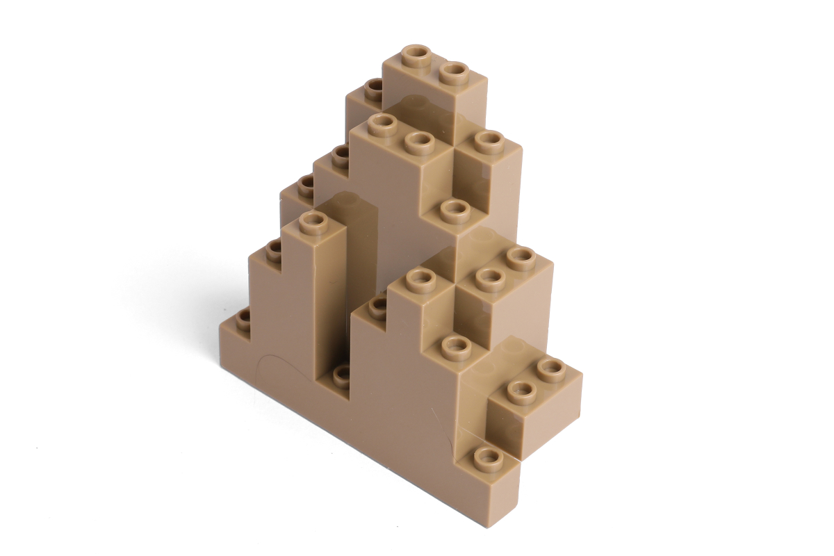 5 Stück Felsen rock panel 3 x 8 x 7 Farbe dark tan