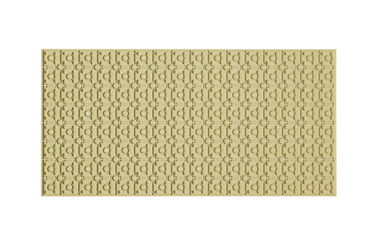 Grundplatte 16 x 32 Noppen unterbaubar (sand)