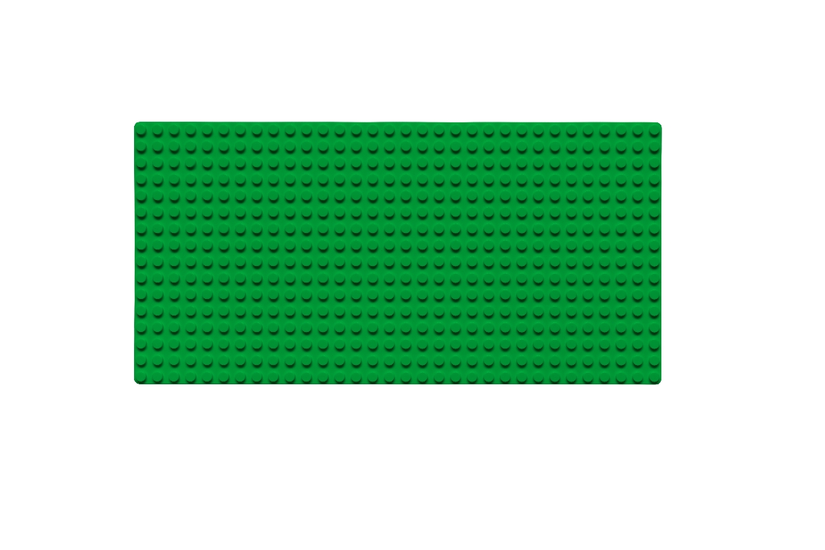 Grundplatte 16 x 32 Noppen (grün)