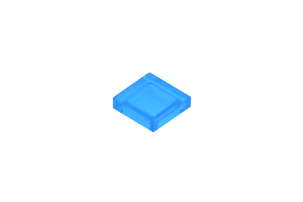 200 Stück Fliesen 1 x 1 tile trans clear dark blue